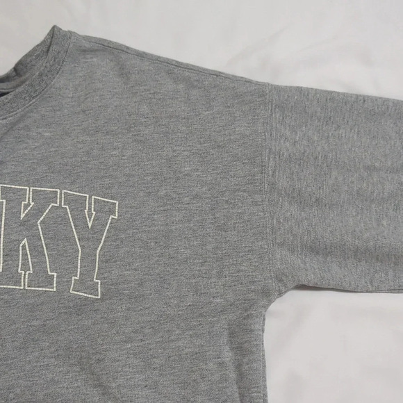 Lucky Brand Sueded Terry Crew, Color Gray Size M - Picture 11 of 15